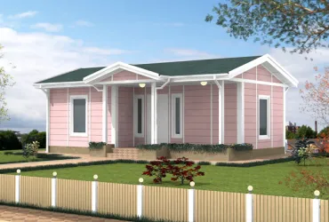 Tek Katlı Prefabrik Ev Modelleri 40 m²