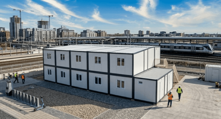 Hızlı kurulumlu Alyans Prefabrik konteyner ofis ve idari binalar