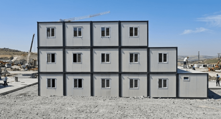 Alyans Prefabrik modern şantiye konteyner binası ve mobil ofis çözümleri