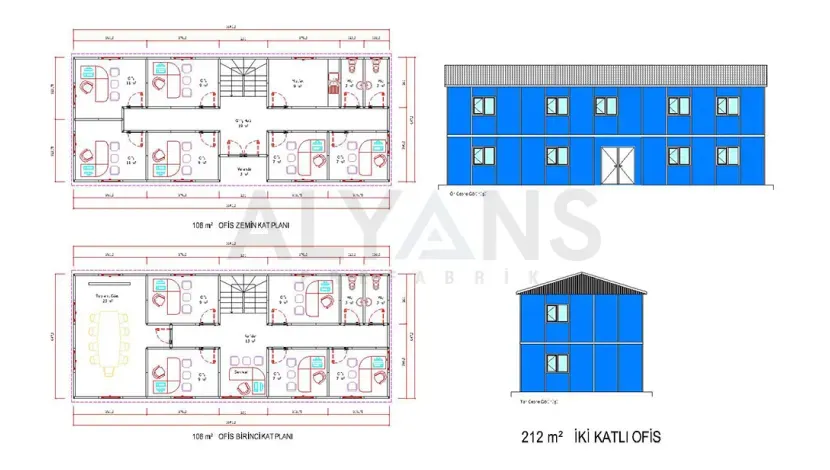 212-m2-prefabrik-dukkan-plan