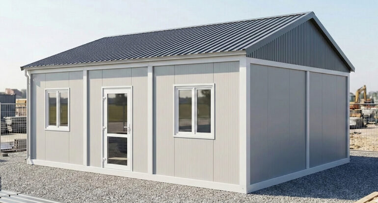 Alyans Prefabrik 58 m² prefabrik ofis binası modeli