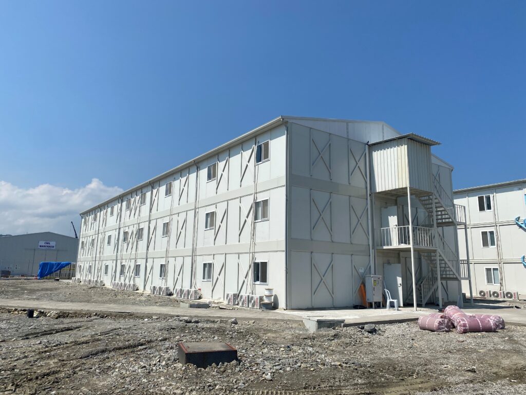 Mersin 1550 m² 3 Katlı Prefabrik Yatakhane Projesi​