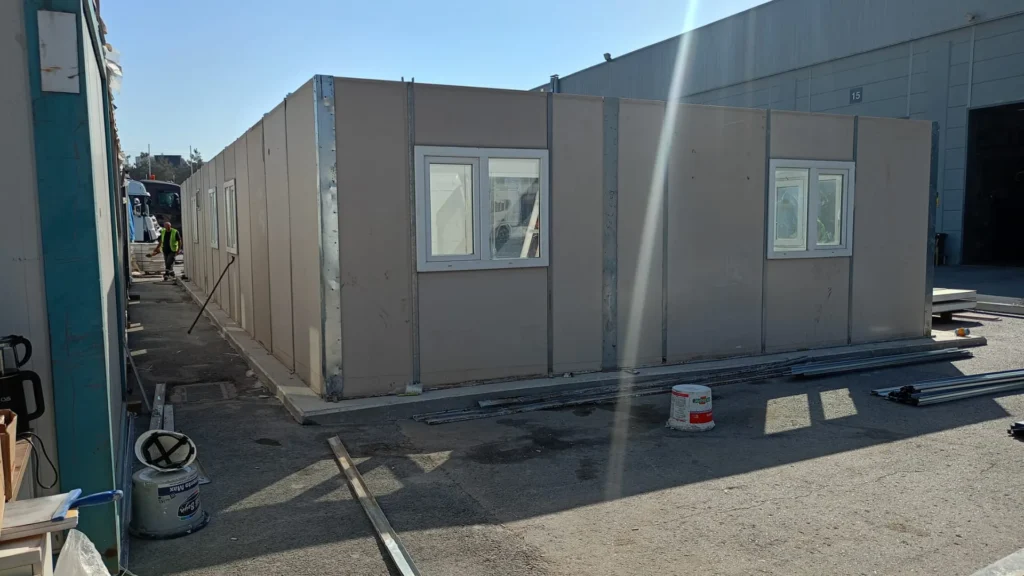 125 m² Scania Prefabrik Ofis Binası