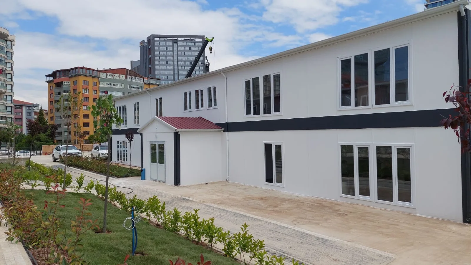 630 m² Ankara İki Katlı Prefabrik Ofis Binası